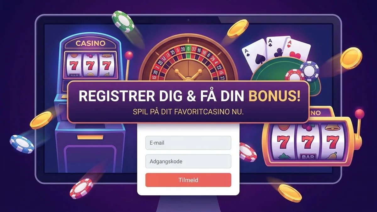 Registrering med bonus